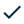 Blue checkmark icon on transparent background.